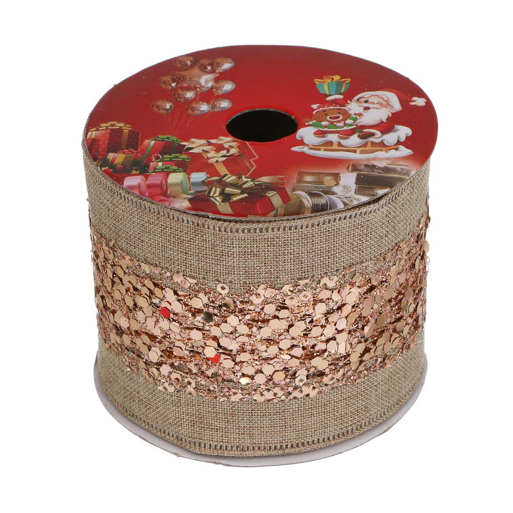 Лента, 6,3 см x 2,7 м, полиэстер, арт.2, 4 диз., арт.№ 505-157