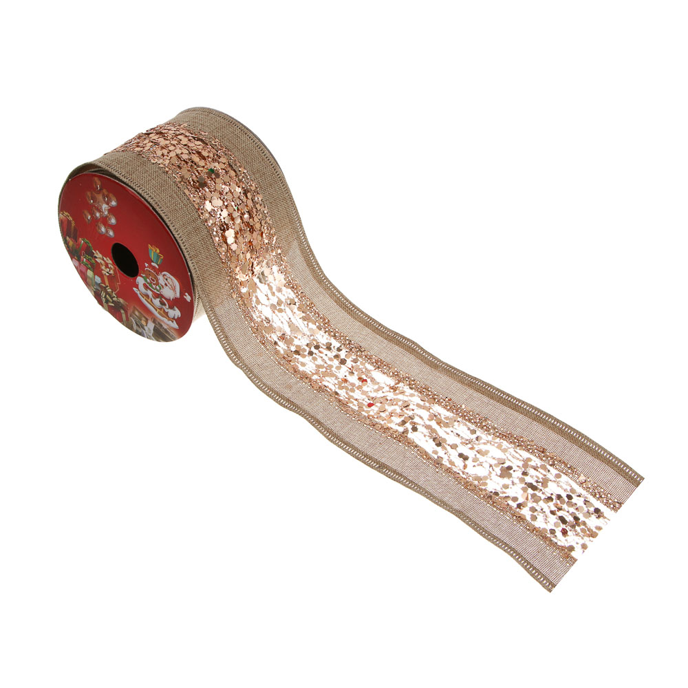 Лента, 6,3 см x 2,7 м, полиэстер, арт.2, 4 диз., арт.№ 505-157