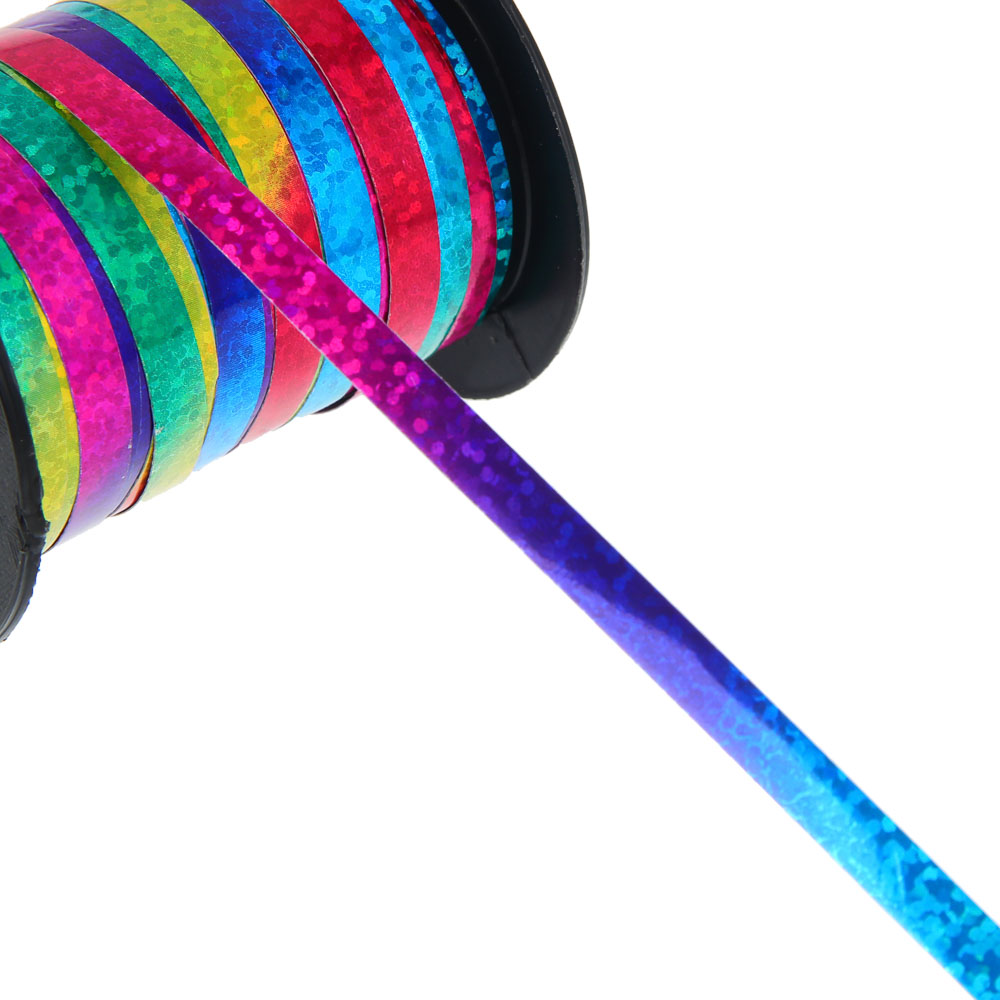 Лента для подарков, 5мм x 10м, ПП, 5 видов, арт.№ 505-159