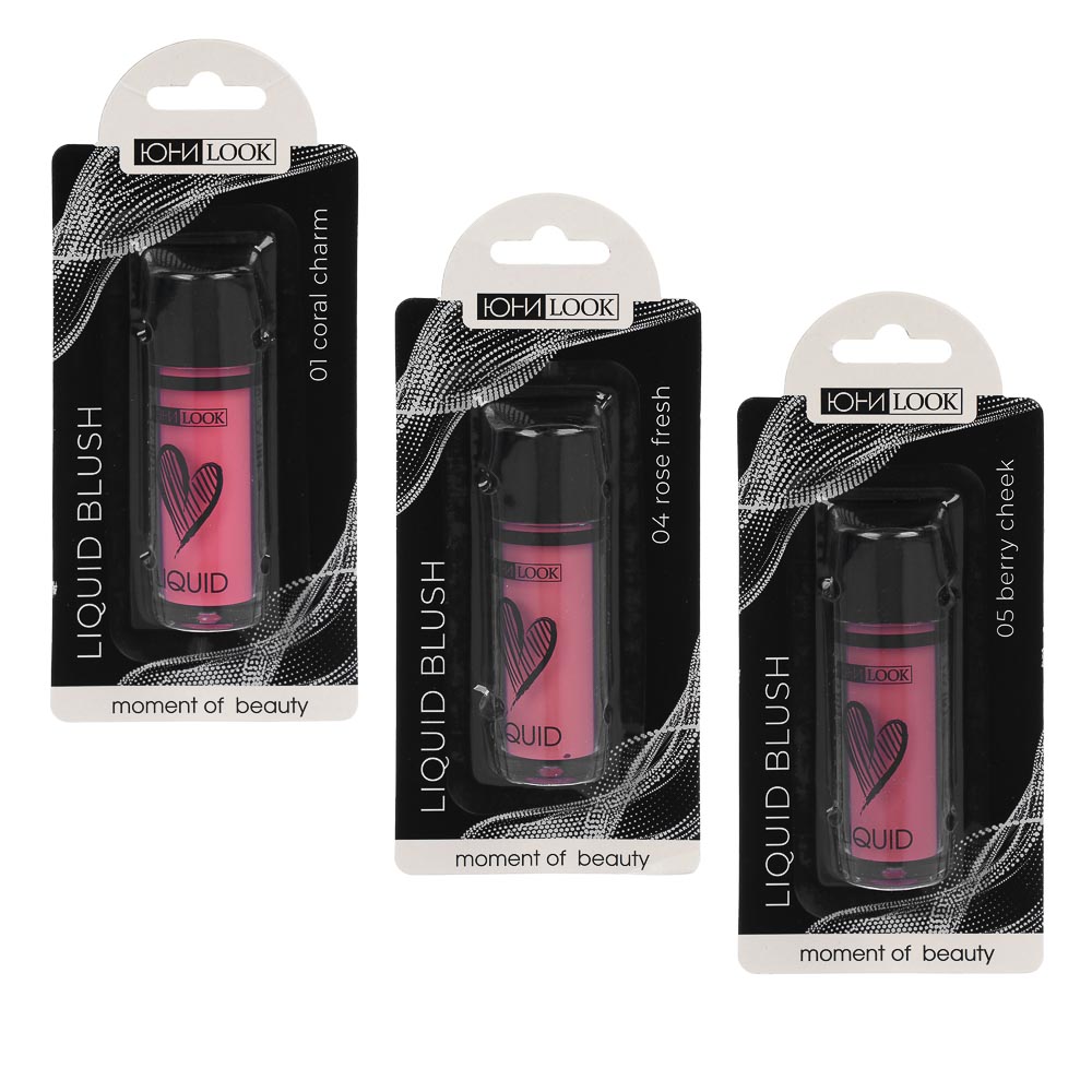 Румяна жидкие с комфортным широким аппликатором тм ЮНИLOOK , 4,8 гр, арт.№ 330-568