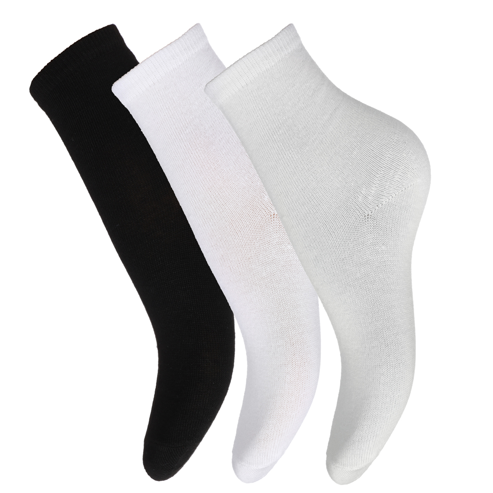 Носки детские 3 пары, 16-22 р-р, 78% хлопок, 20% спандекс, 2% латекс, арт.№ 019-113