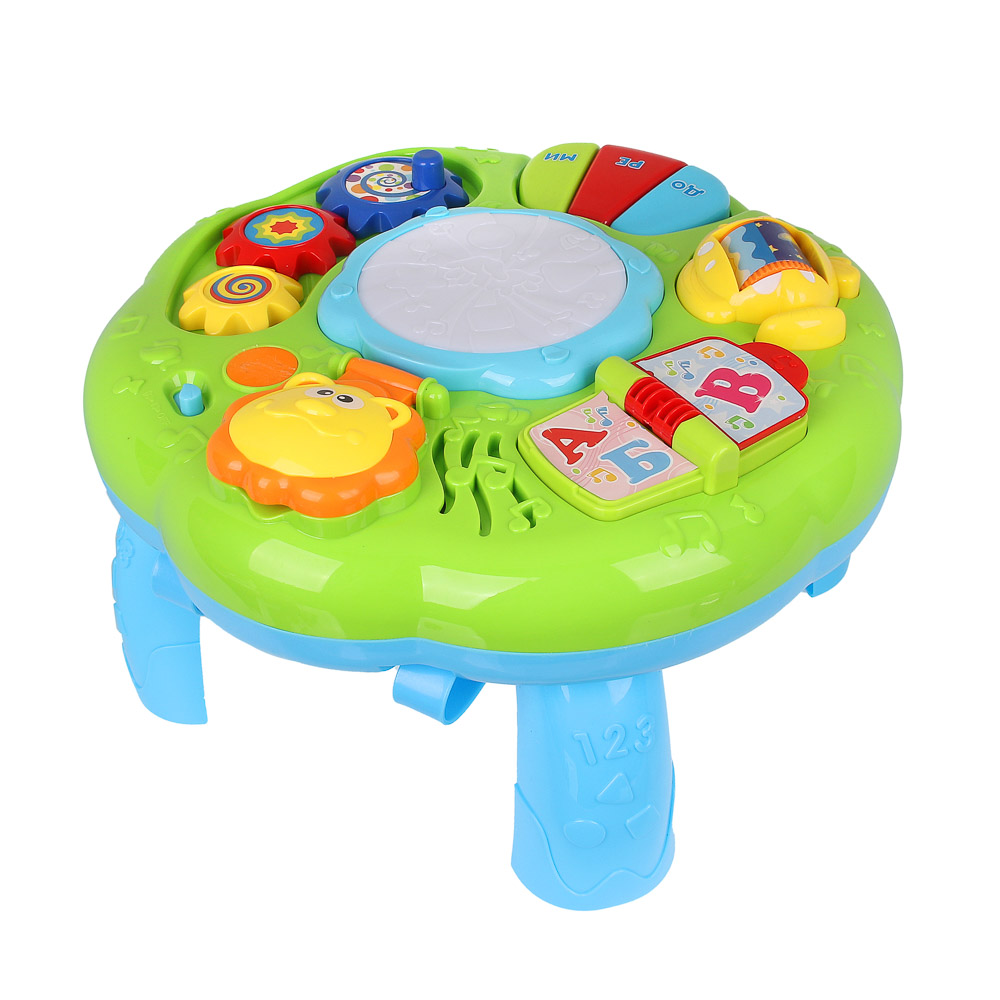 ИГРОЛЕНД Игрушка обучающая "Бизиборд 2 в 1", свет, звук, 3АА, ABS, PP, 41х8,3х31см, арт.№ 272-733