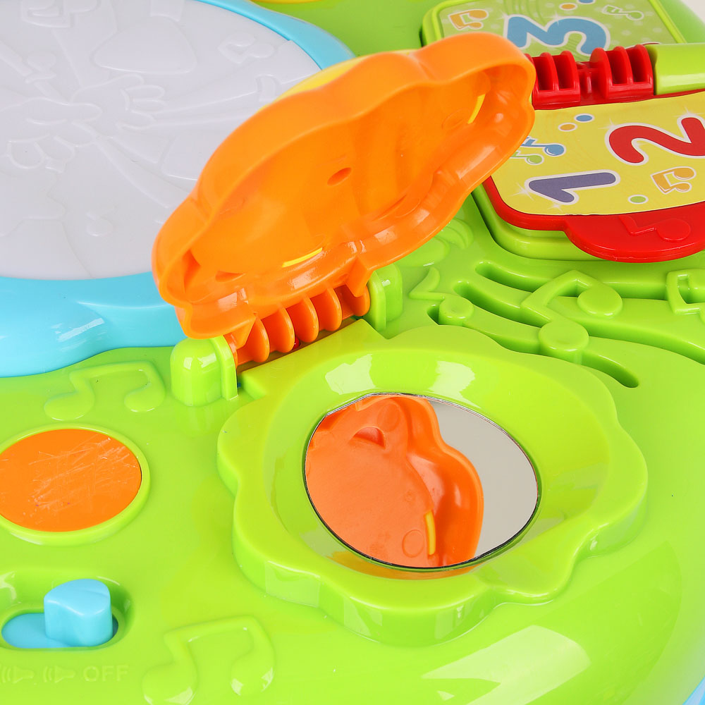 ИГРОЛЕНД Игрушка обучающая "Бизиборд 2 в 1", свет, звук, 3АА, ABS, PP, 41х8,3х31см, арт.№ 272-733