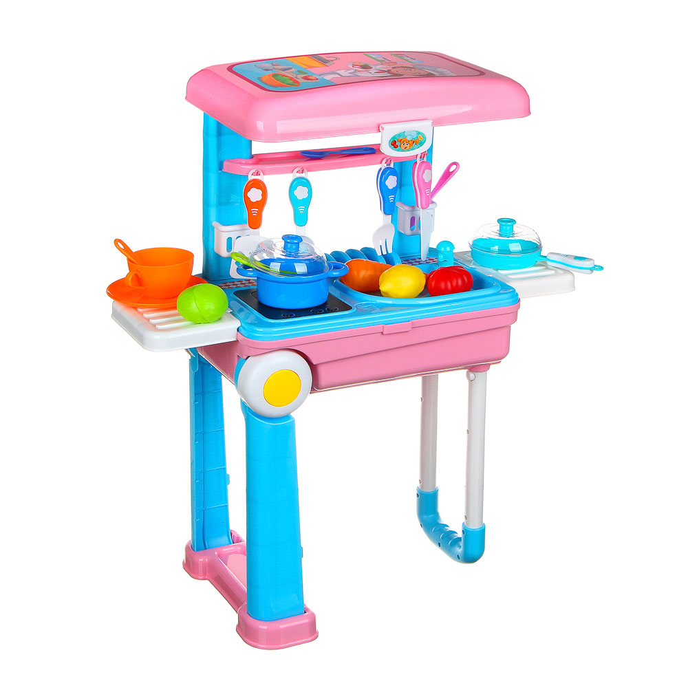 ИГРОЛЕНД Набор игровой "Чемодан Профессии", 28пр, (свет,звук-опция), ABS, 20х30х12см, 6 дизайнов, арт.№ 294-127