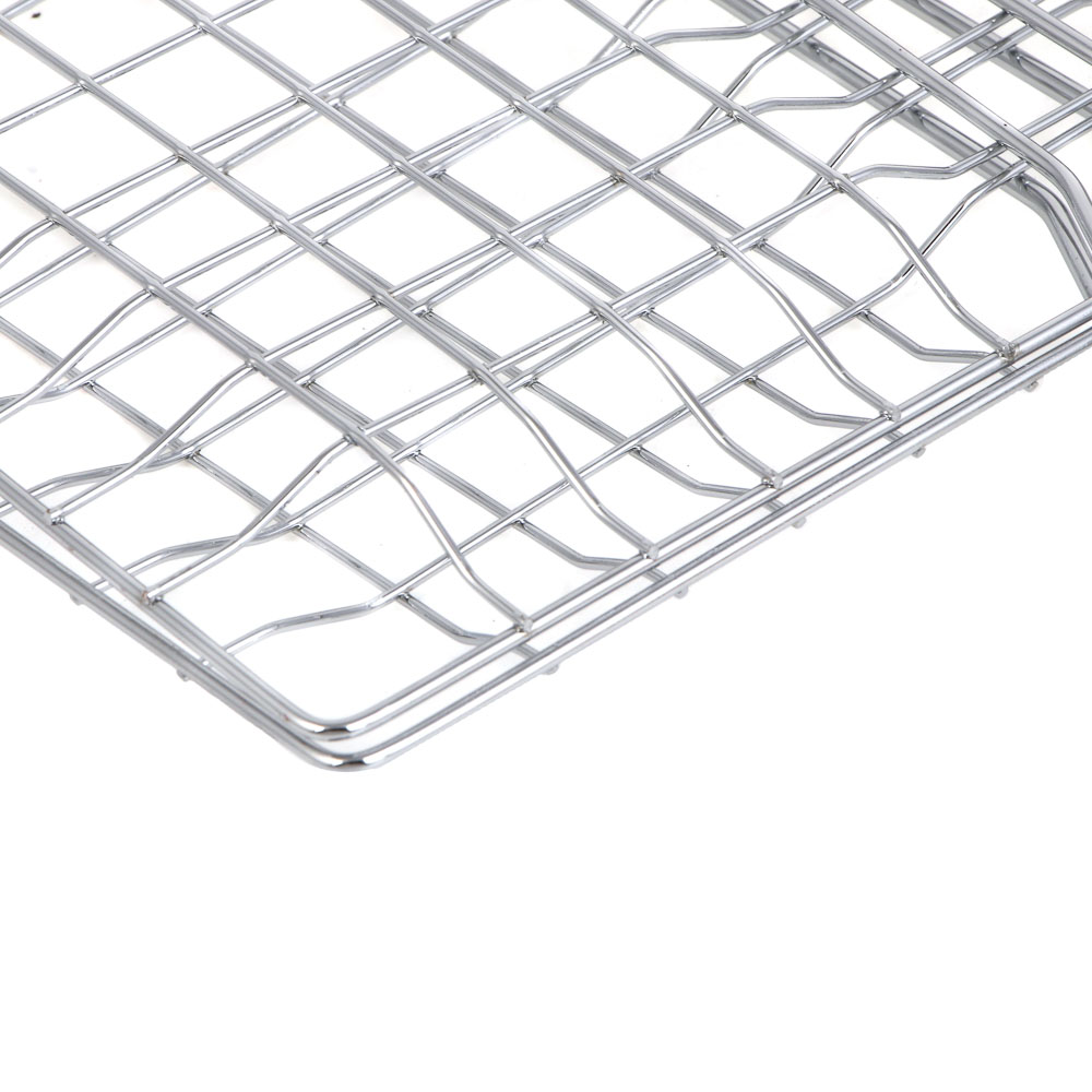 Решетка-гриль хром. тм GRILLBOOM, 20х24х2см, эконом, арт.№ 333-823