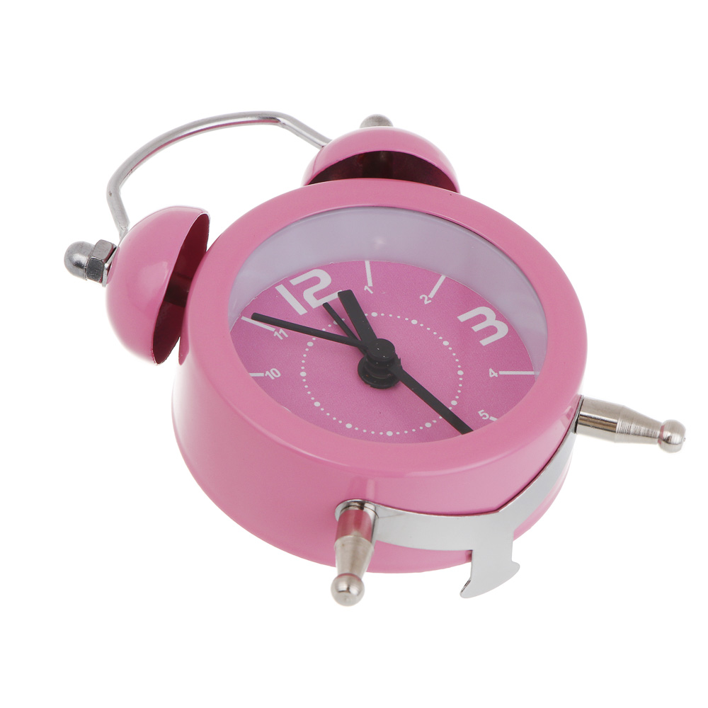 Будильник тм LADECOR CHRONO 5x2,5x7,5 см, пластик, металл, стекло, 1xLR44, 5 видов, арт.№ 529-331