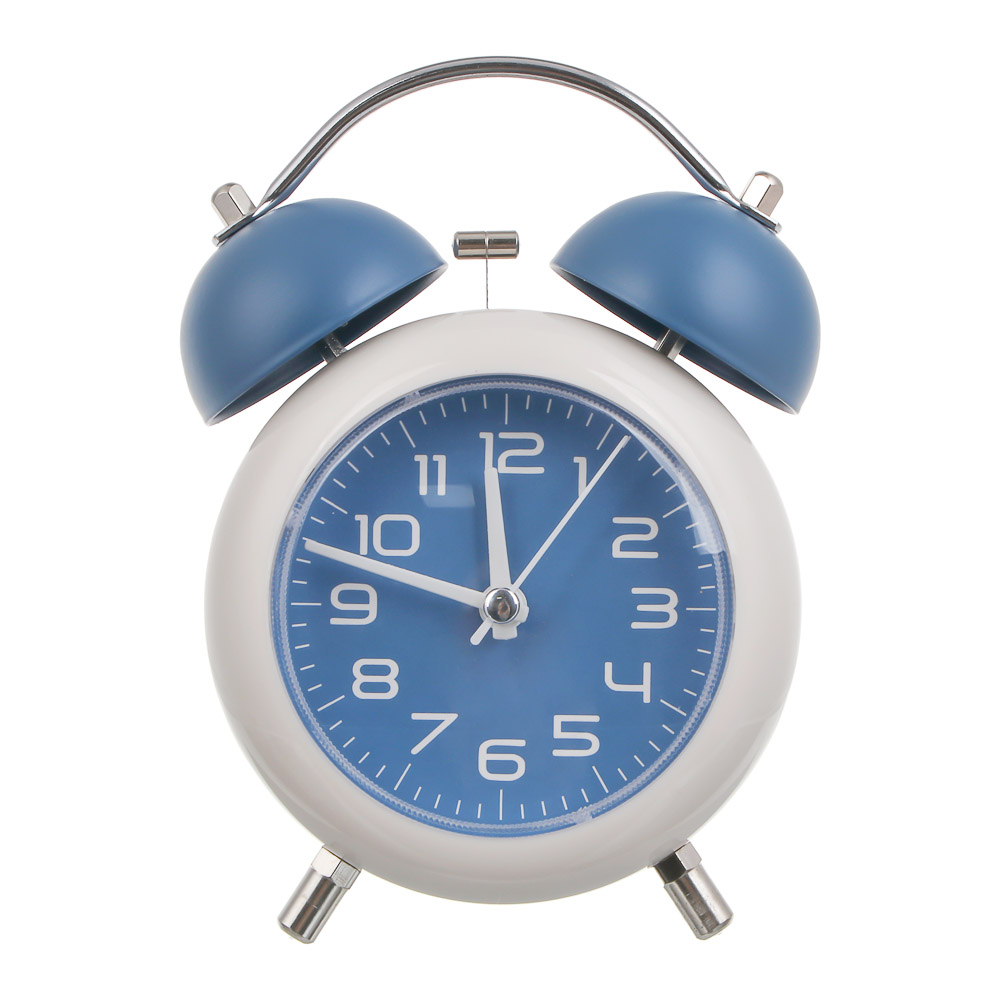 Будильник тм LADECOR CHRONO 10,5x5,5x15,5 см, пластик, металл, 1xAA, 4 вида, арт.№ 529-332