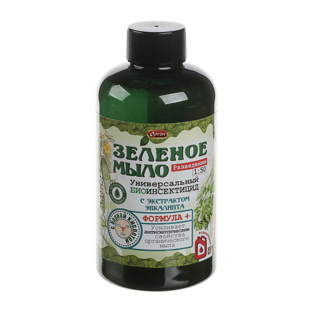 БИОИНСЕКТИЦИД "Зеленое мыло" тм Ортон, 300мл, концентрат, арт.№ 189-225