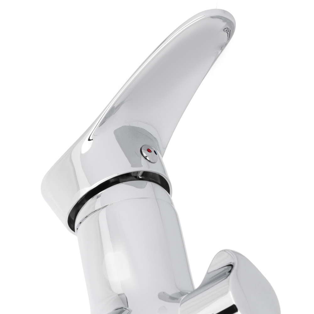 RAIN Смеситель для ванны Мира, круглый излив 35см, душ. набор, картридж 35мм, латунь, хром, арт.№ 561-308