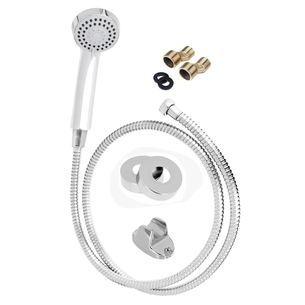 RAIN Смеситель для ванны Мира, круглый излив 35см, душ. набор, картридж 35мм, латунь, хром, арт.№ 561-308