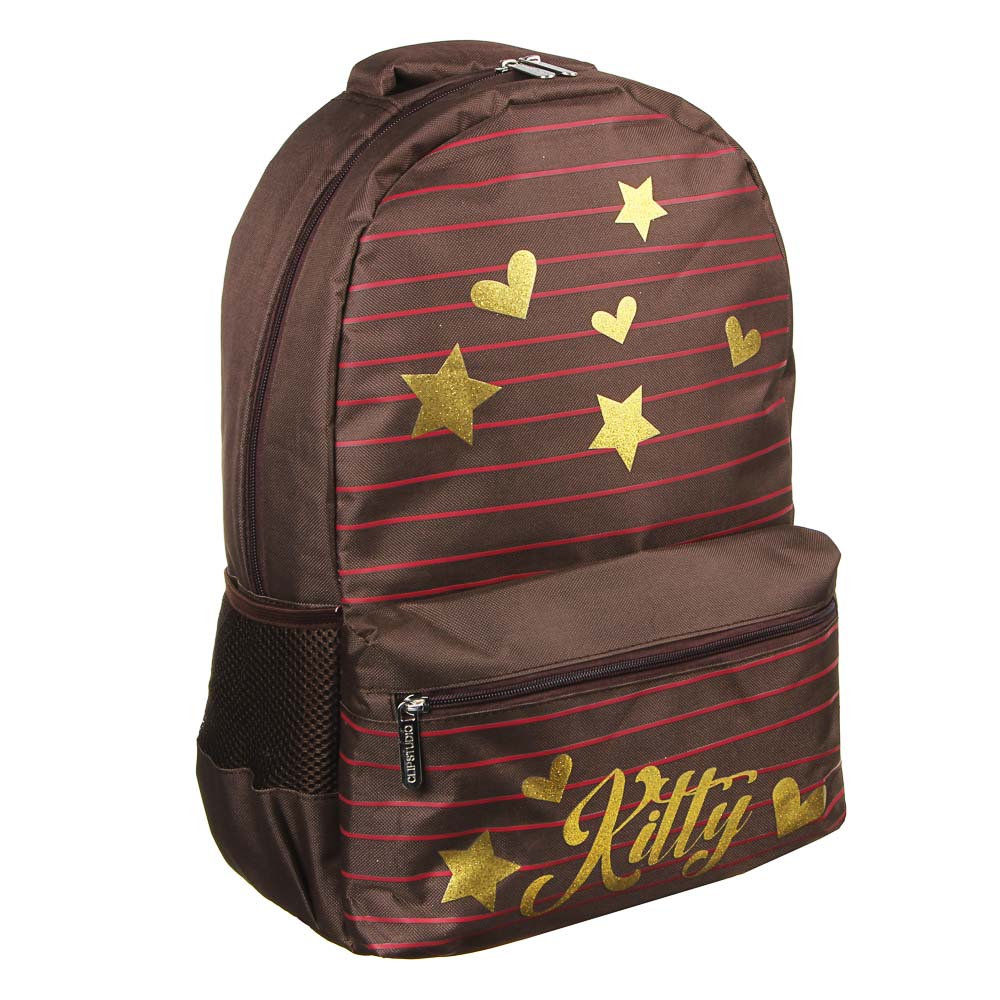 Ройал Китти Рюкзак подростковый, 38x30x14см, ПЭ, 1 отделение, 3 кармана, уплотненные лямки, арт.№ 254-427