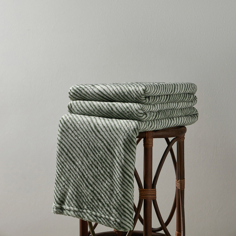 PROVANCE Эвкалипт Плед микрофибра, 180х200см, 180гр/м, зеленый, арт.№ 486-008