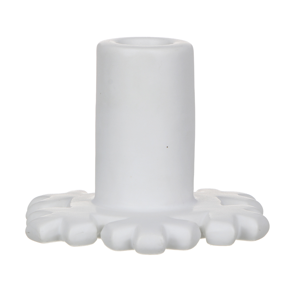 СНОУ БУМ Подсвечник, 9,7х8,4х6,9см, керамика, арт.4, арт.№ 396-155