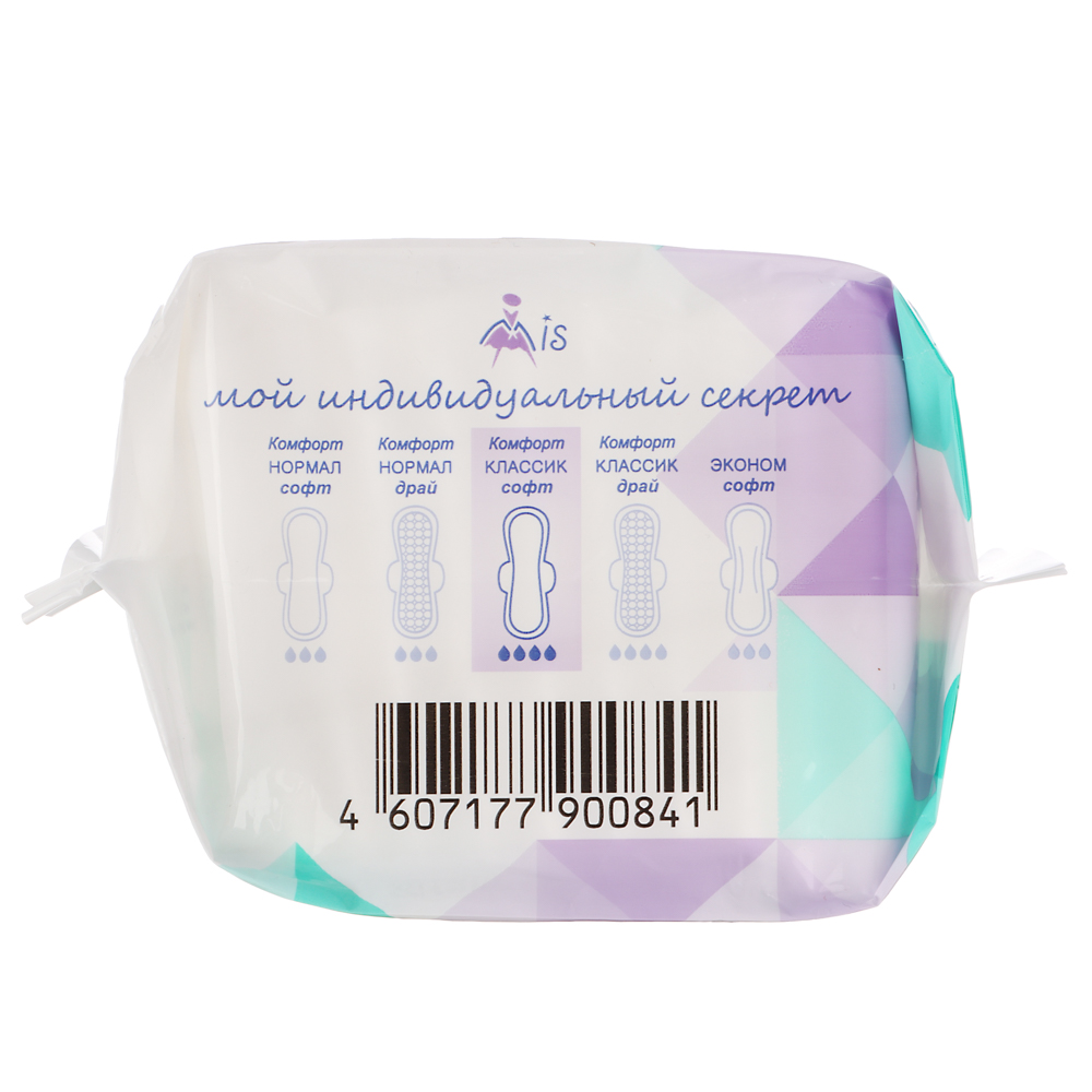 Прокладки гигиенические Mis классик софт, 4 капли, п/э, 10 шт, арт.№ 941-057