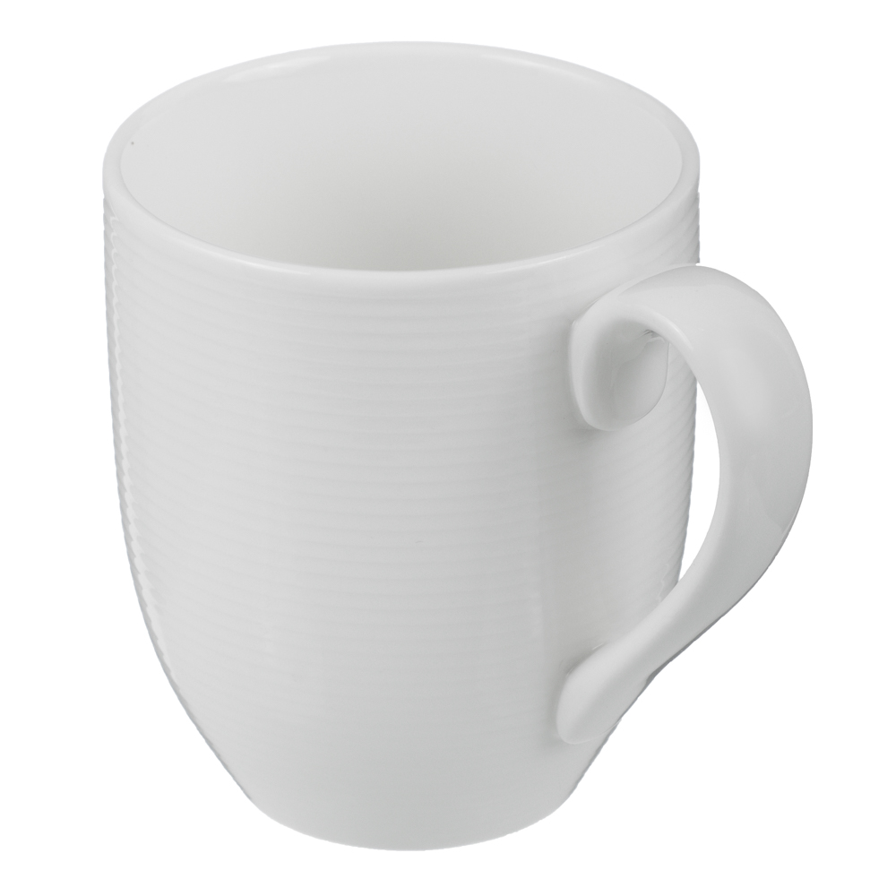 ВСЁГАЗИН Блан нуар Кружка, 350мл, фарфор, белая, арт.№ 821-079