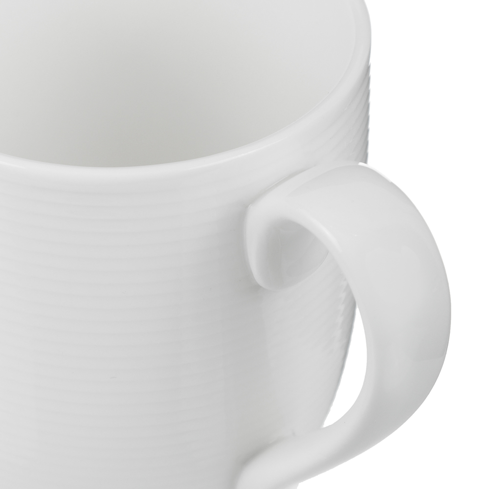 ВСЁГАЗИН Блан нуар Кружка, 350мл, фарфор, белая, арт.№ 821-079