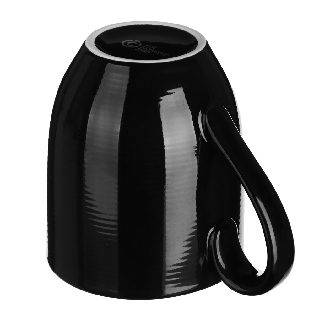 ВСЁГАЗИН Блан нуар Кружка, 350мл, фарфор, черная, арт.№ 821-080