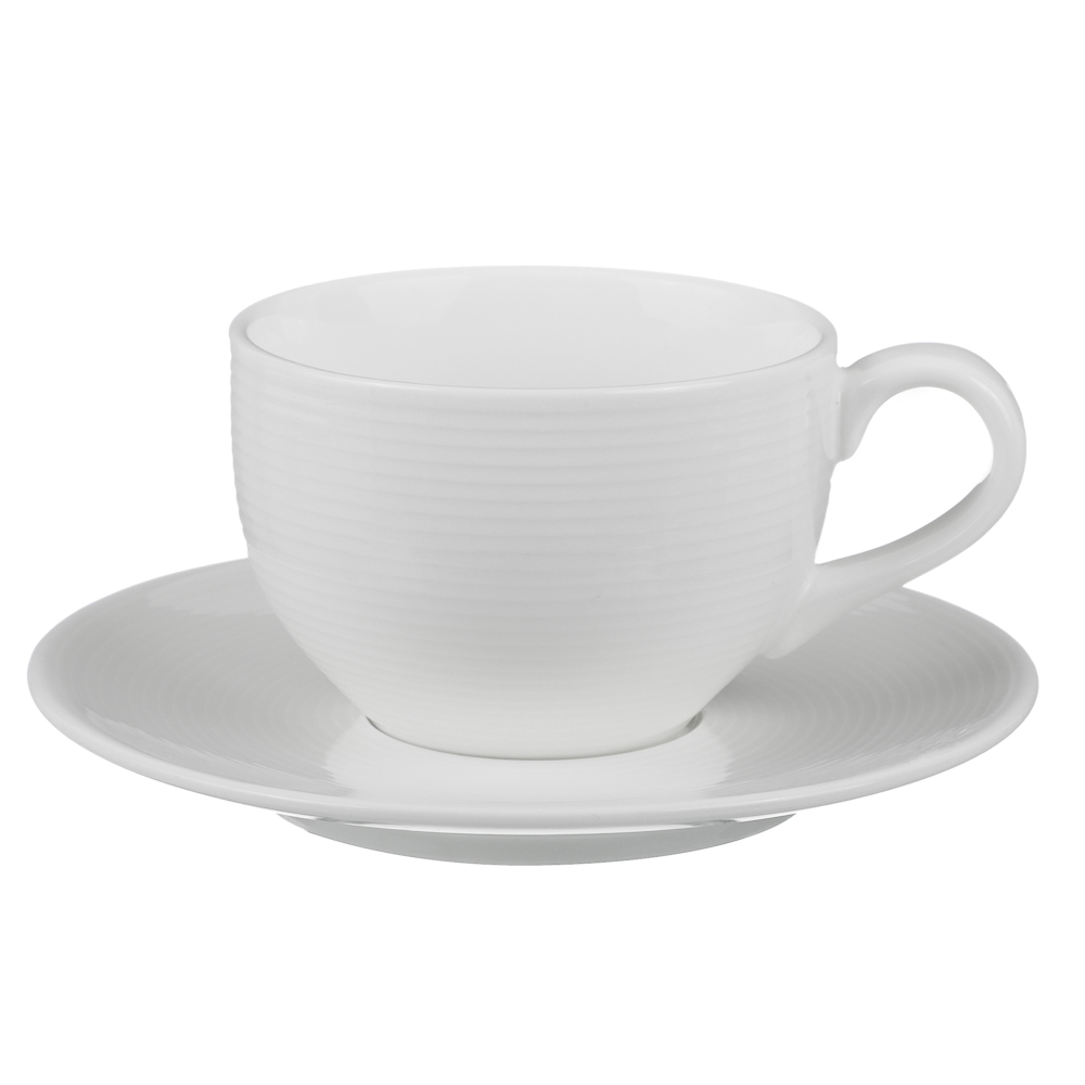 ВСЁГАЗИН Блан нуар Набор чайный 2пр, 220мл, 15см, фарфор, арт.№ 821-081