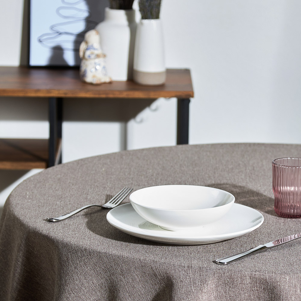 ВСЁГАЗИН Блан нуар Тарелка подстановочная, 26,5х2,5см, фарфор, арт.№ 821-076