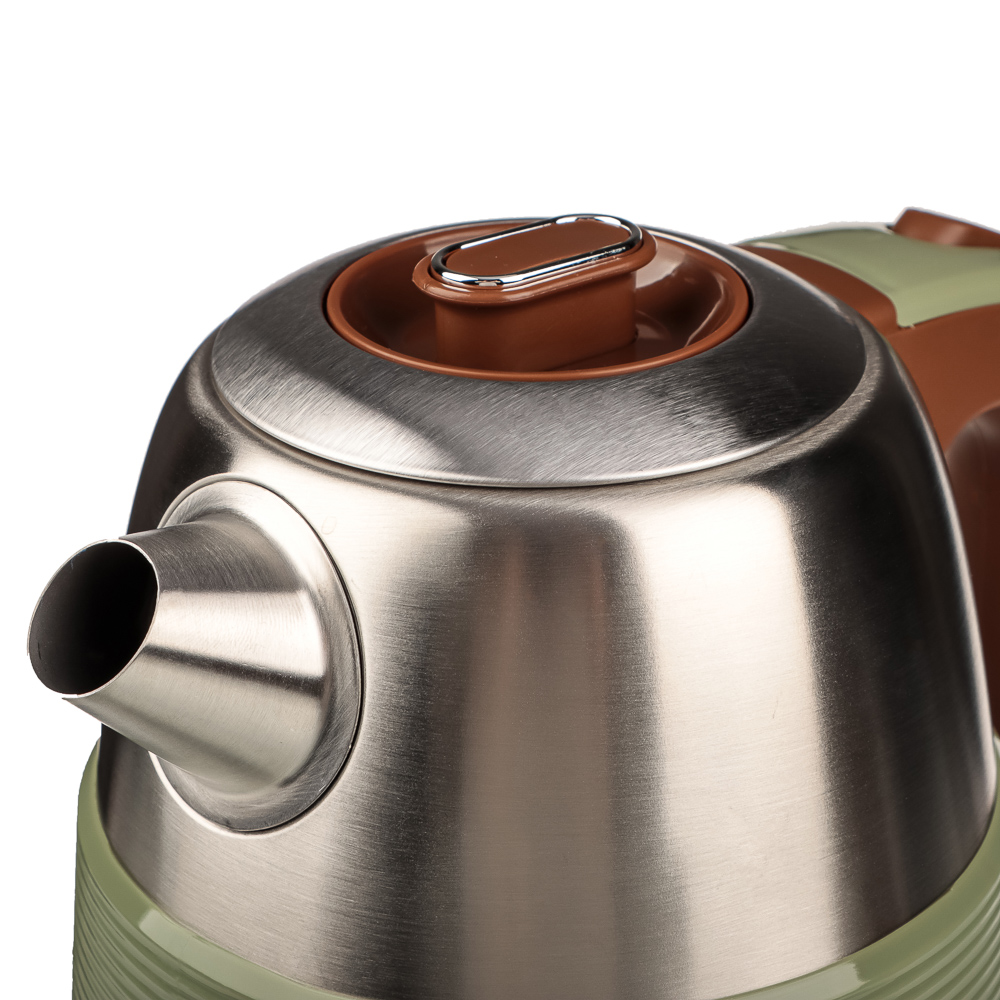 LEBEN Чайник с индикатором температуры 1,7л., 2 цвета, арт.№ 291-120