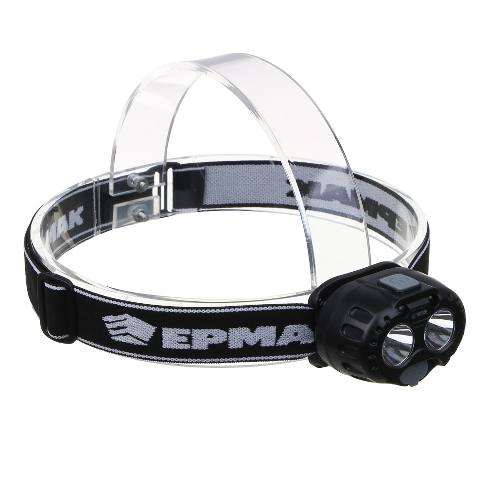 Фонарь налобный тм РОКОТ, LED, 3 режима, 1200 мАч, зарядка Type-C, сенсорный, пластик, 59х31х40 мм, арт.№ 209-021