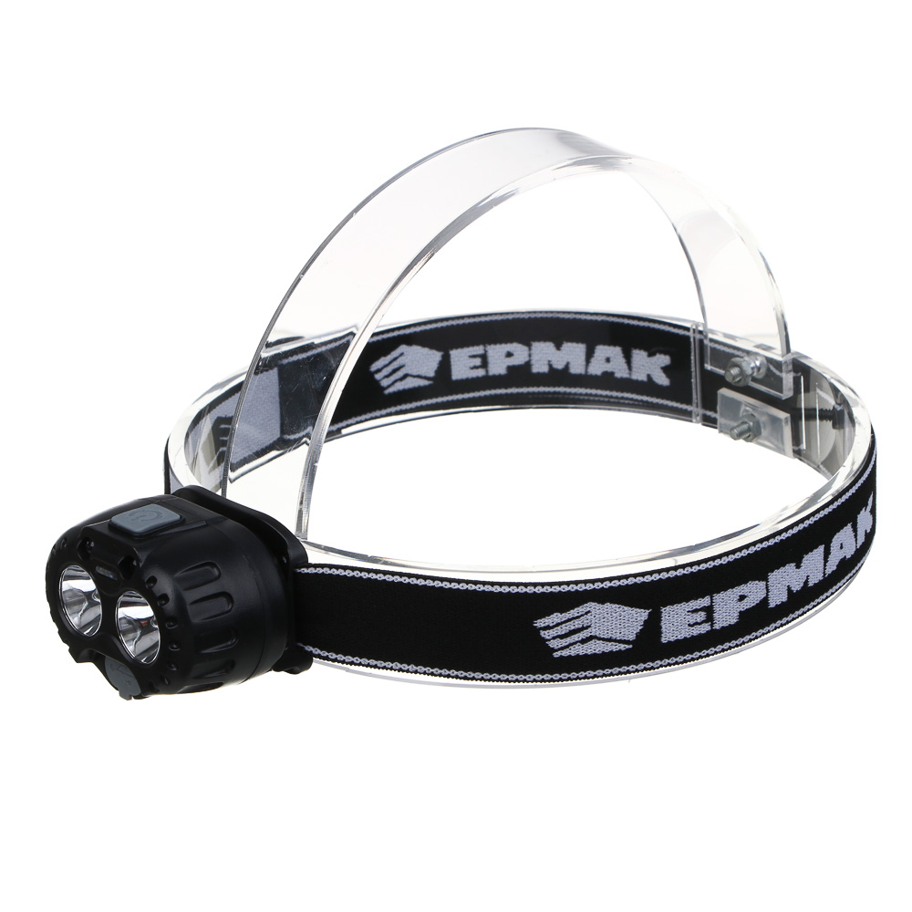 Фонарь налобный тм РОКОТ, LED, 3 режима, 1200 мАч, зарядка Type-C, сенсорный, пластик, 59х31х40 мм, арт.№ 209-021