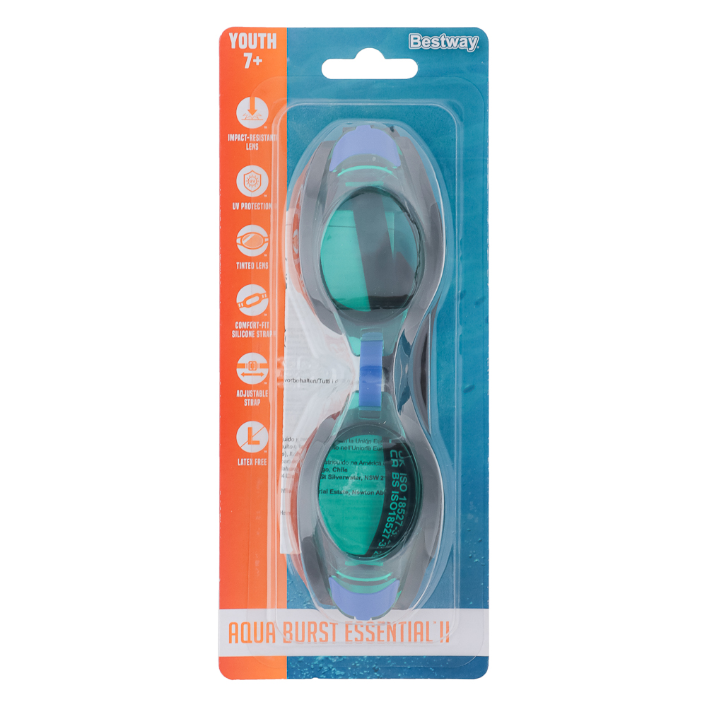 BESTWAY Очки для плавания подростковые, Pro Racer, 21005, арт.№ 332-045