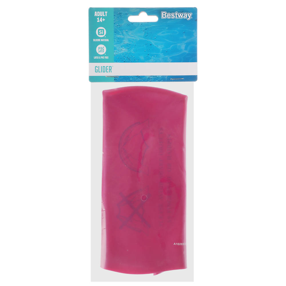 BESTWAY Шапочка для плавания GLIDER, силикон, 14+, 26006, арт.№ 332-048