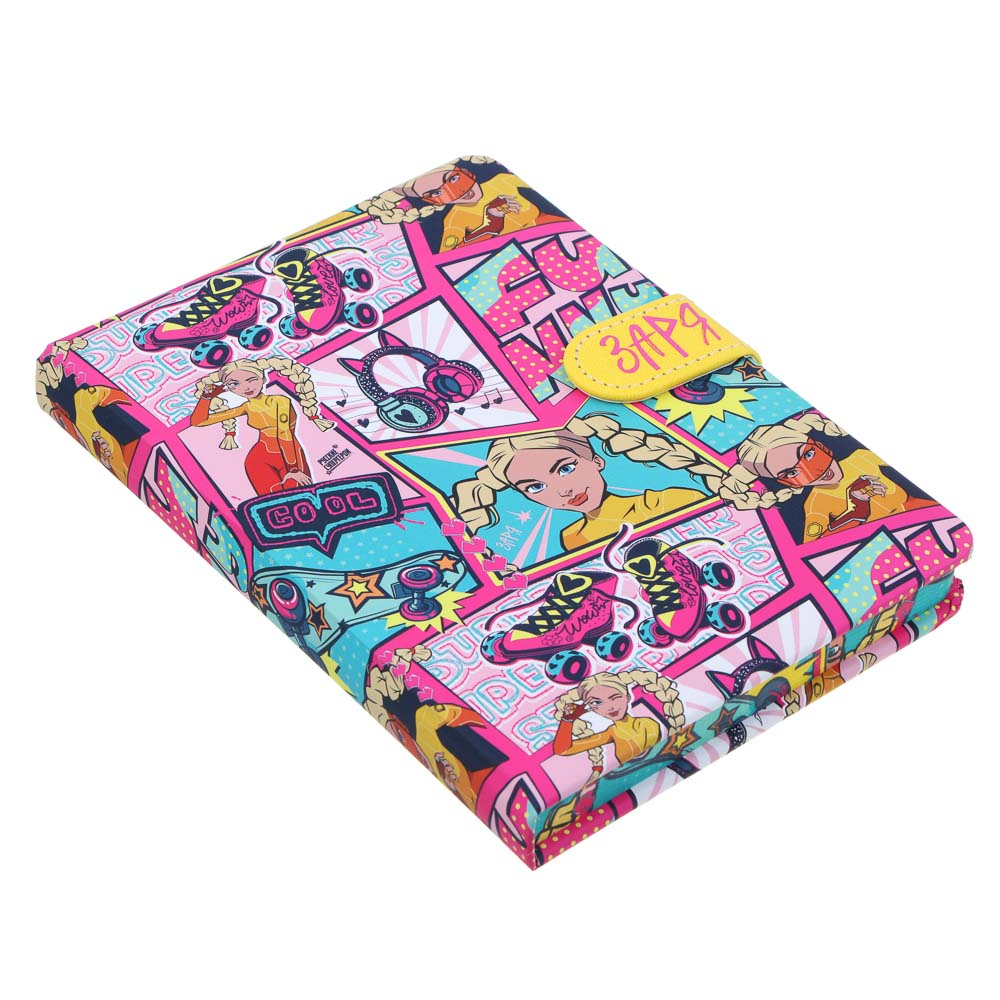 BY Русские Супергерои Зап.книжка 17,8х13см, 112л., тв.обл.с пор., ПУ "софт тач", магнит, "Заря фэшн", арт.№ 557-086