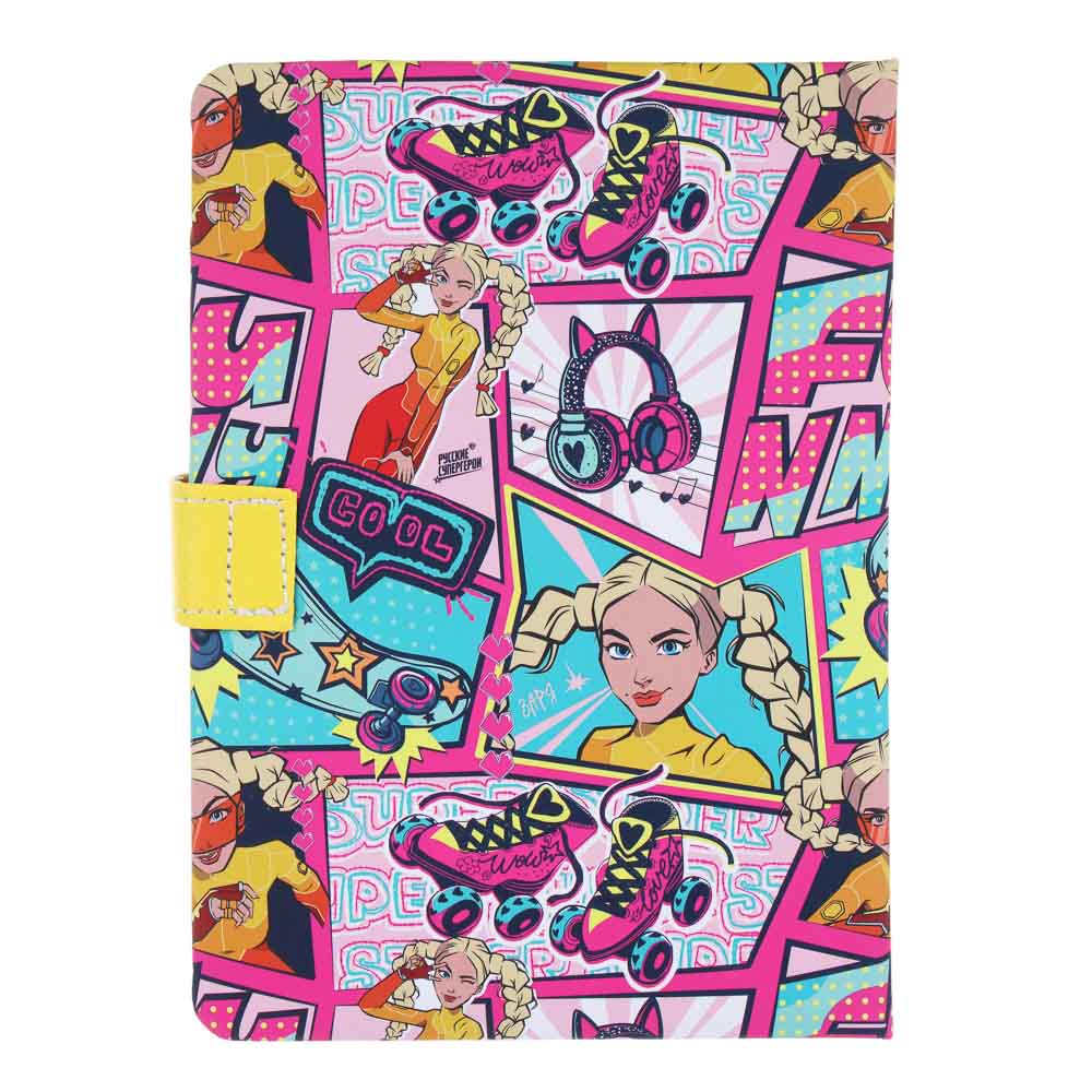 BY Русские Супергерои Зап.книжка 17,8х13см, 112л., тв.обл.с пор., ПУ "софт тач", магнит, "Заря фэшн", арт.№ 557-086