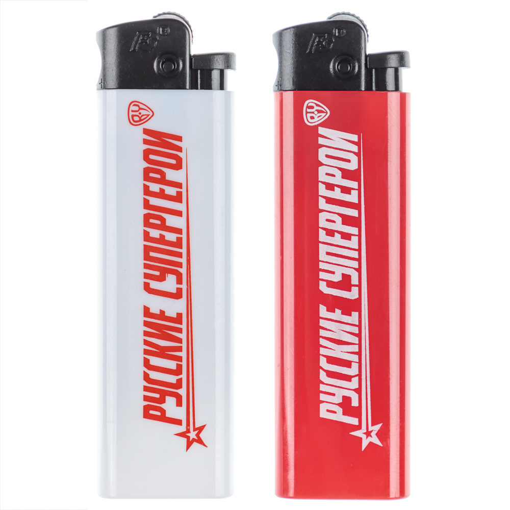 Зажигалка кремниевая тм BY, 8х2,2х1см, 2 цвета, арт.№ 101-025