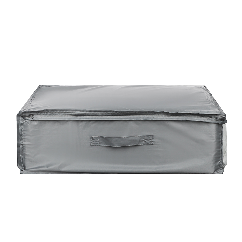 VETTA Кофр с крышкой, с прозрачным окном, 55х45х19см, Швеция, полиэстер, серый, арт.№ 457-708