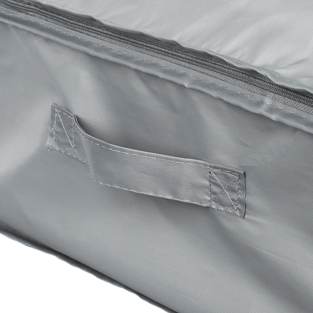 VETTA Кофр с крышкой, с прозрачным окном, 55х45х19см, Швеция, полиэстер, серый, арт.№ 457-708