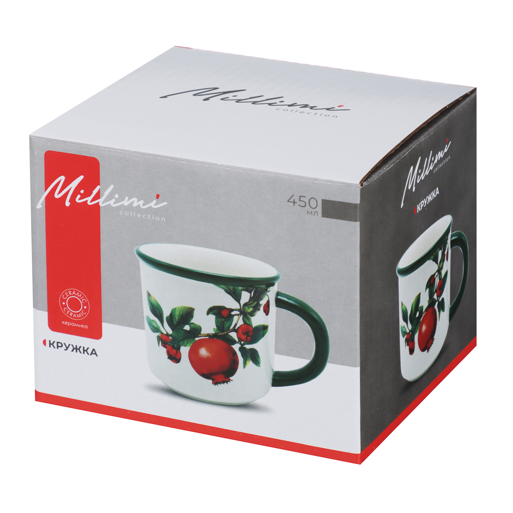 MILLIMI Гранат Кружка, 450мл, керамика, арт.№ 824-136