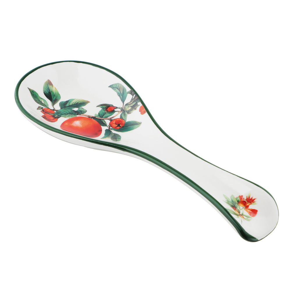 MILLIMI Гранат Подставка для ложки, 25х9х2,5см, керамика, арт.№ 824-139