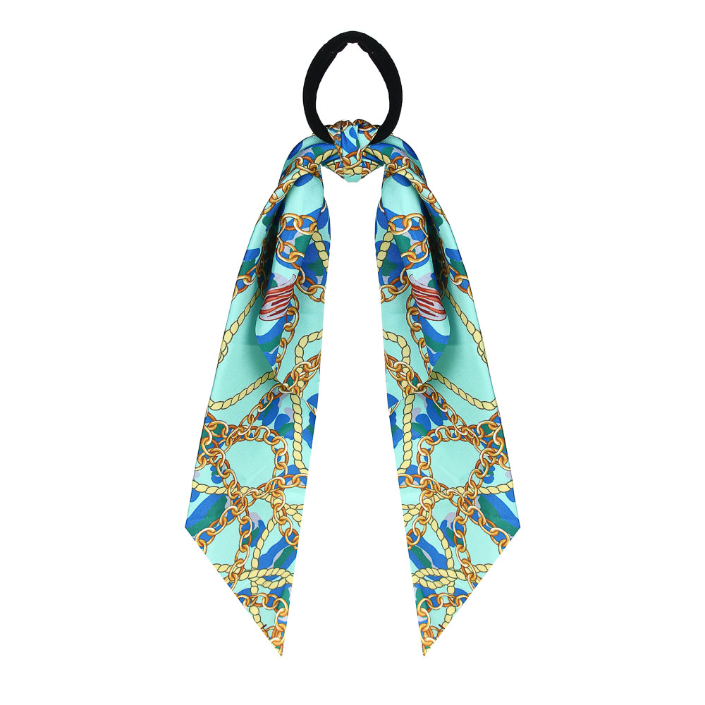 BERIOTTI Резинка для волос с лентой, полиэстер, d5см, 2-4 дизайна, РВ2019-1, арт.№ 322-222