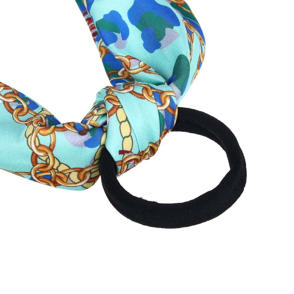 BERIOTTI Резинка для волос с лентой, полиэстер, d5см, 2-4 дизайна, РВ2019-1, арт.№ 322-222