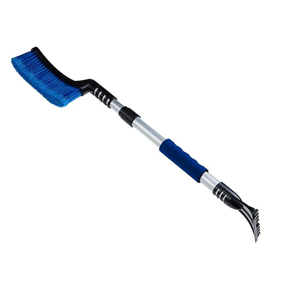 Oktan FLAP Щетка для уборки снега со скребком, телескопическая ручка, 70-100см, черная, арт.№ 775-063