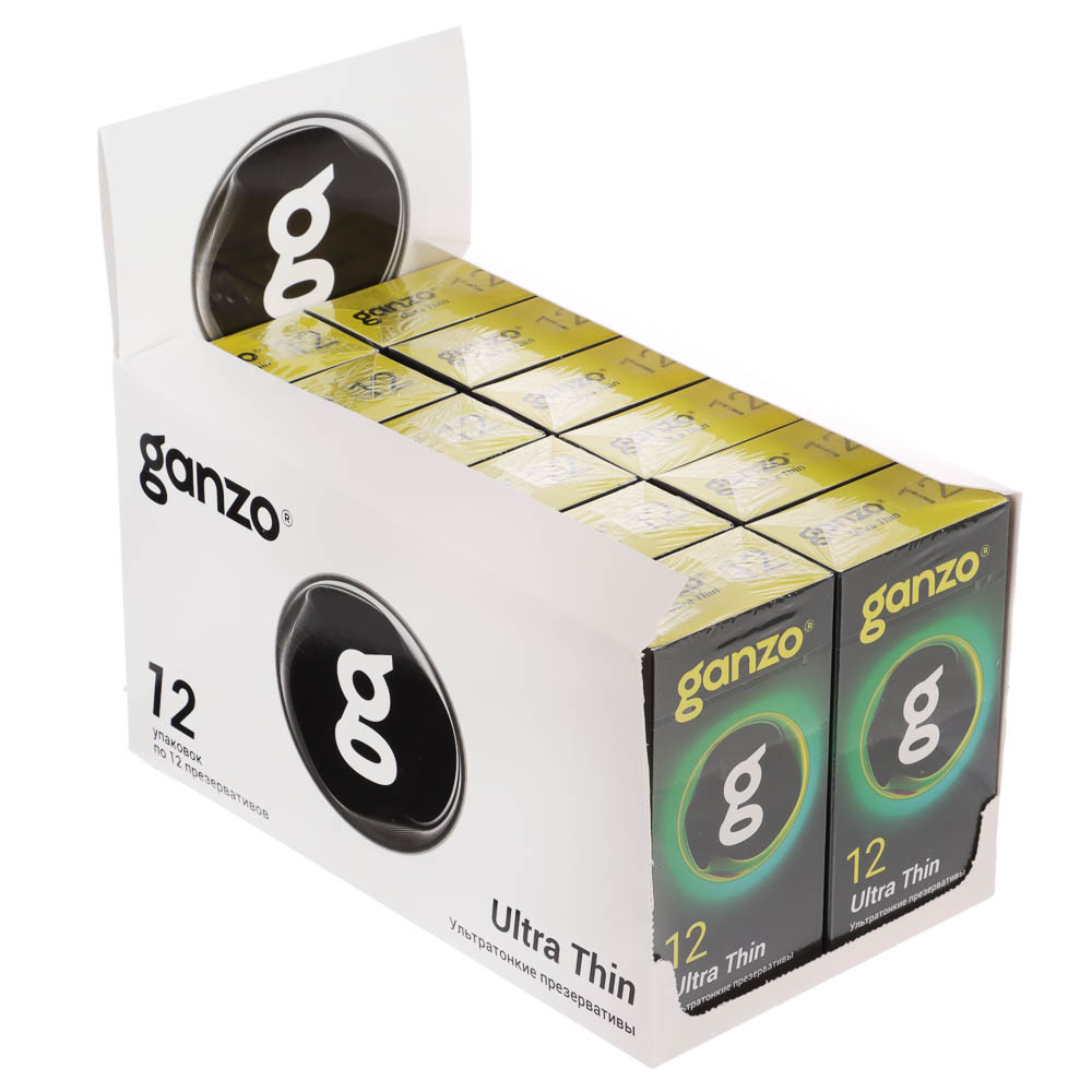 Презервативы GANZO Ultra thin Ультратонкие, 12шт, арт.№ 360-190