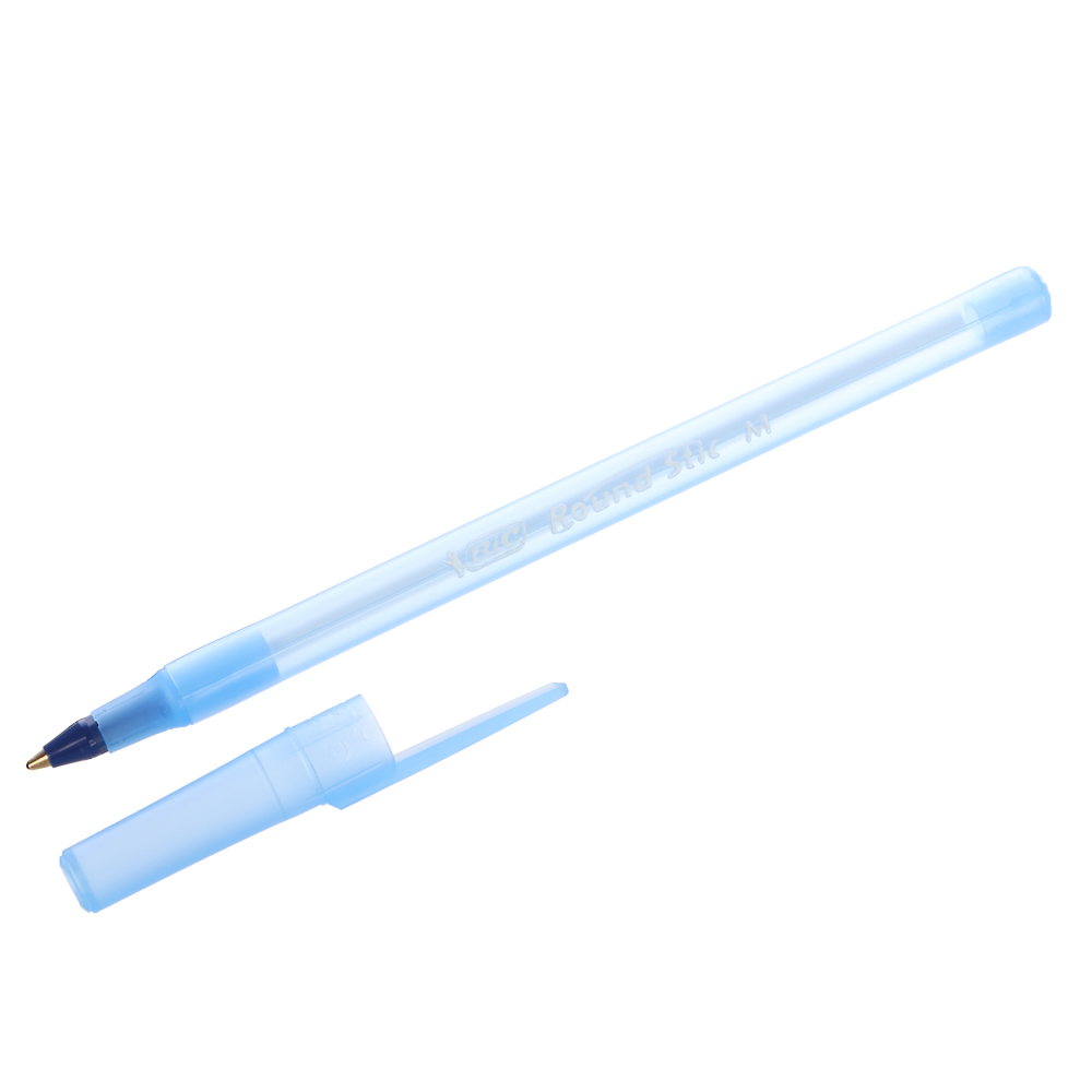 Ручка шариковая BIC синяя "Раунд Стик", наконечник 1,0 мм, пластик, 9345982, арт.№ 627-155
