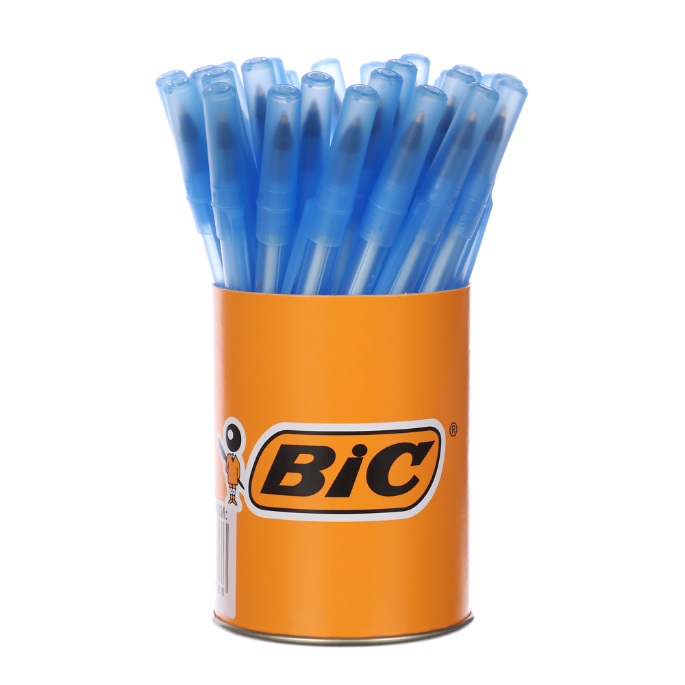 Ручка шариковая BIC синяя "Раунд Стик", наконечник 1,0 мм, пластик, 9345982, арт.№ 627-155