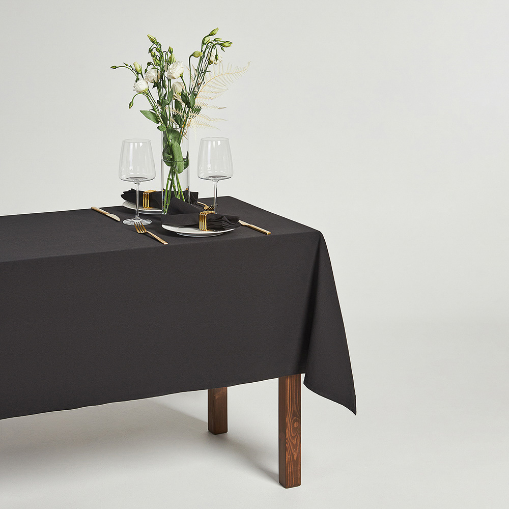 BY COLLECTION Black Line Скатерть текстильная, 180х280см, 100% хлопок, арт.№ 488-105