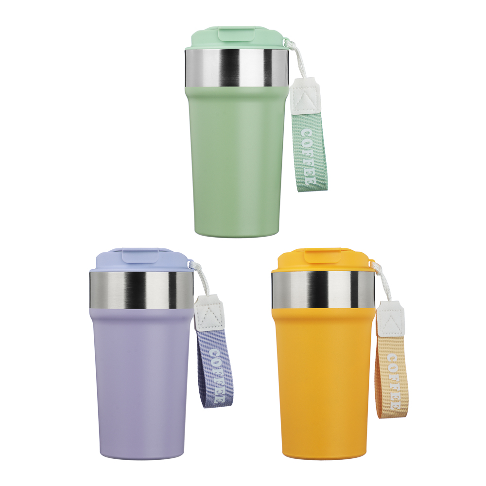 Термос-кружка тм SATOSHI Ботаника 550мл, нерж.сталь, 3 цвета, арт.№ 841-904