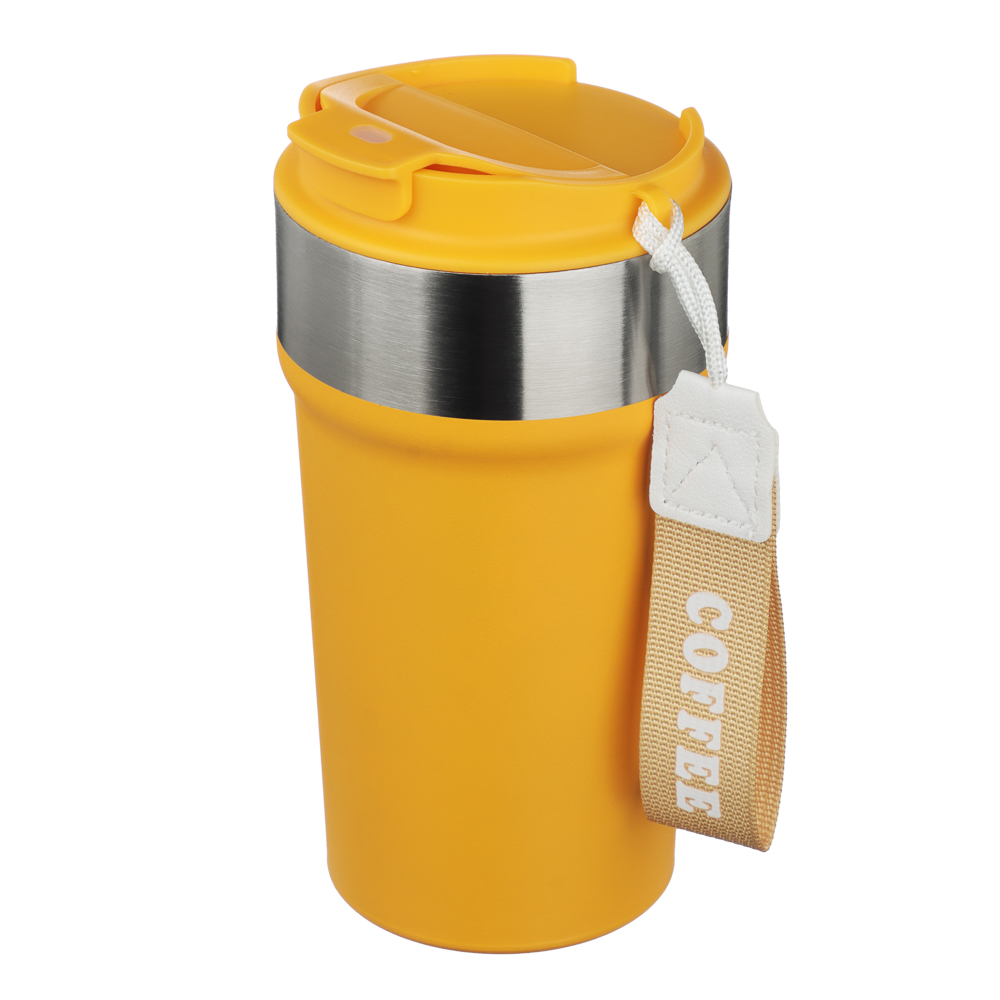 Термос-кружка тм SATOSHI Ботаника 550мл, нерж.сталь, 3 цвета, арт.№ 841-904