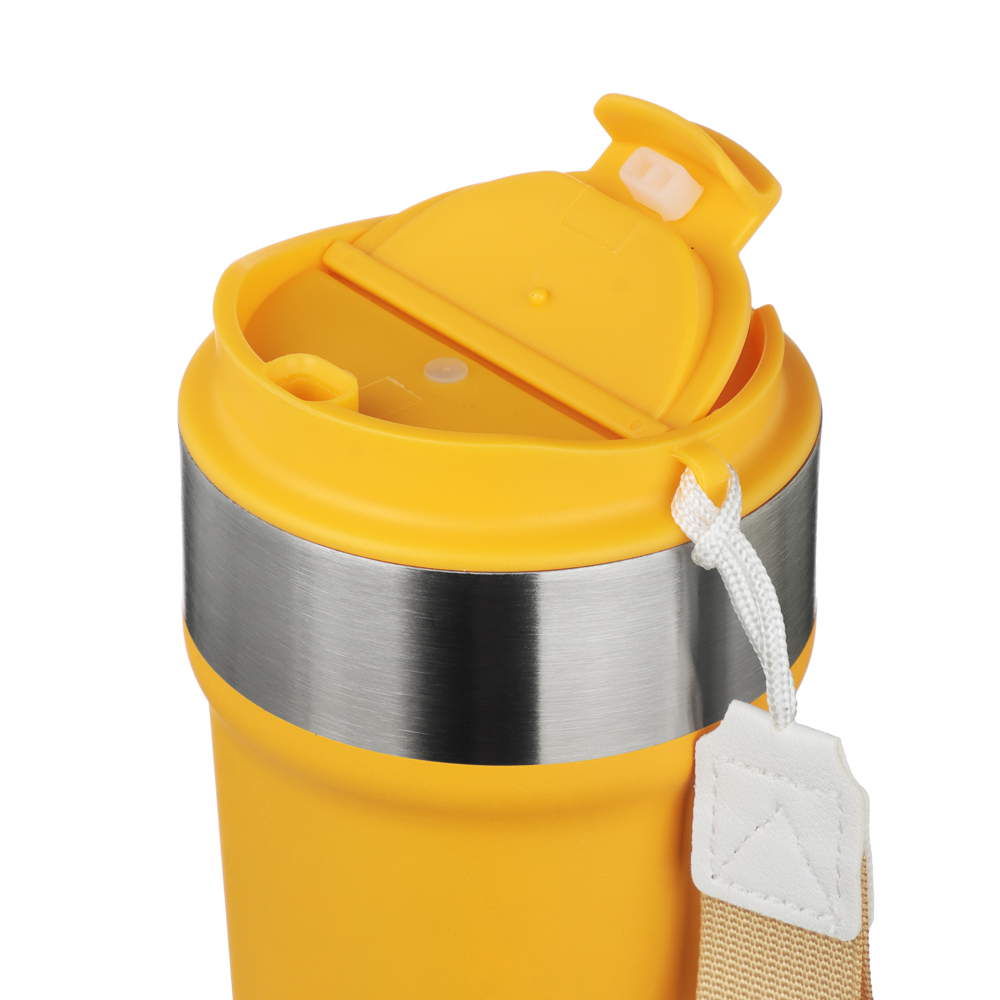 Термос-кружка тм SATOSHI Ботаника 550мл, нерж.сталь, 3 цвета, арт.№ 841-904