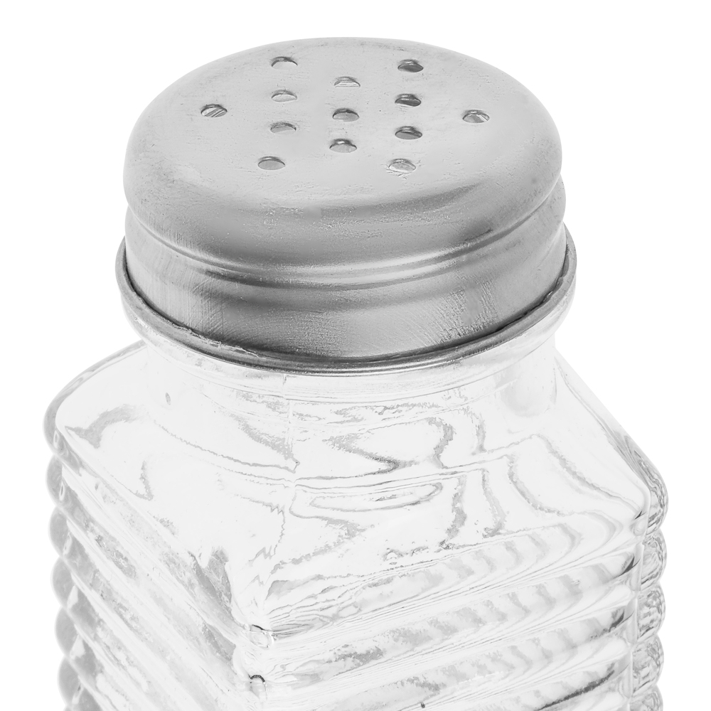 Солонка 8,8х3,4см, стекло, сталь, арт.№ 828-265