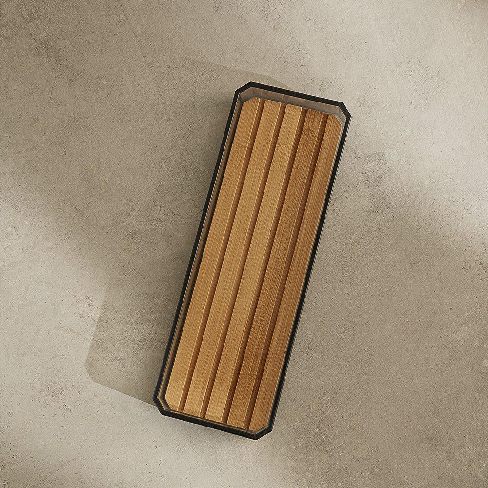 VETTA Поднос для ванной комнаты "Токио", полистирол, бамбук, арт.№ 463-307