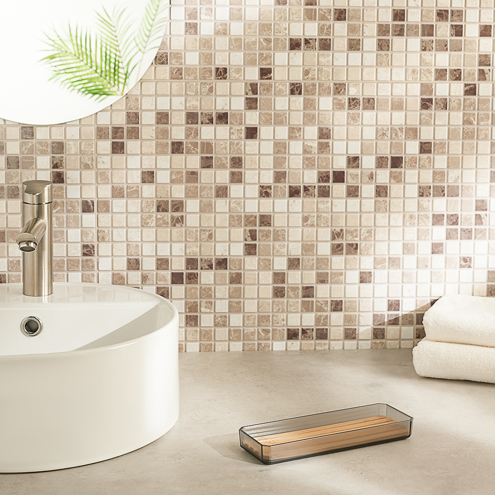 VETTA Поднос для ванной комнаты "Токио", полистирол, бамбук, арт.№ 463-307