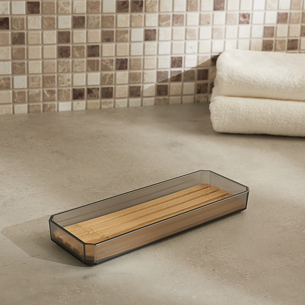 VETTA Поднос для ванной комнаты "Токио", полистирол, бамбук, арт.№ 463-307