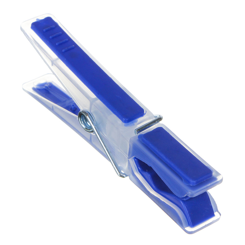 VETTA набор прищепок 12шт, с силикон.держателями, «Квадрат», пластик, 4 цвета, арт.№ 453-011